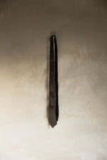 NAPA LEATHER NECKTIE (ESPRESSO)