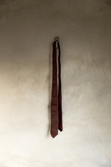 NAPA LEATHER NECKTIE (JAM)