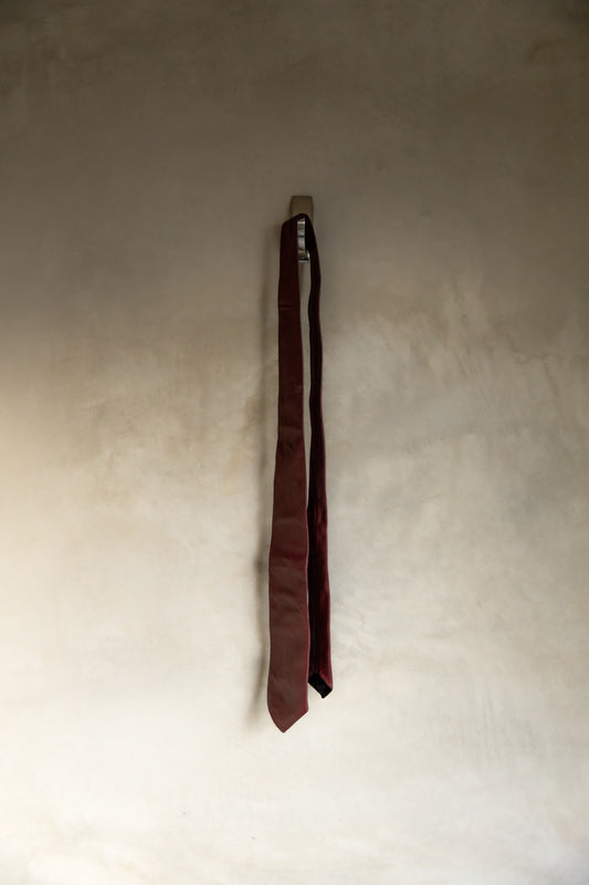 NAPA LEATHER NECKTIE (JAM)