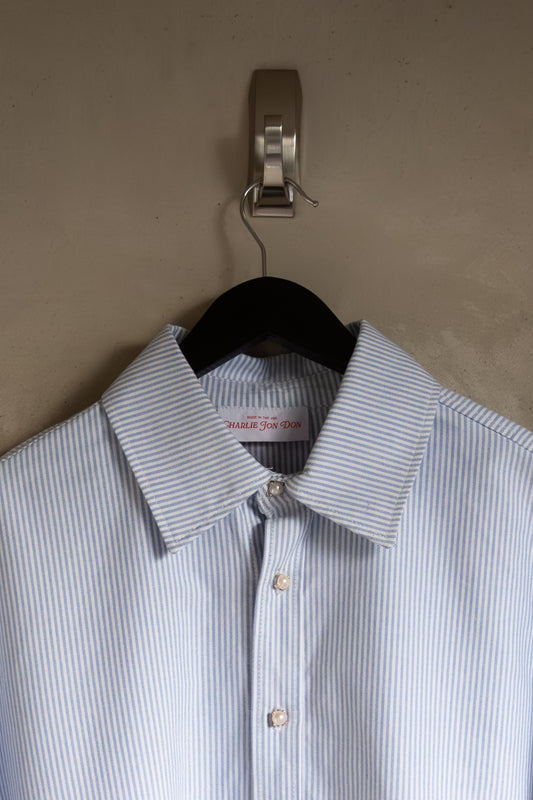 CITY HALL SHIRT (PINSTRIPE)